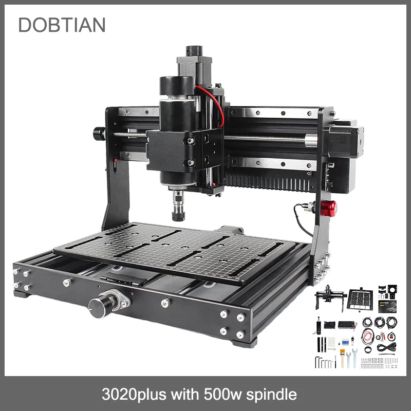

CNC 3020 Plus Laser Engraving Machine 500W Spindle Wood Router For Metal Acrylic Milling Cutting Machine 15W 20W Laser Engraver