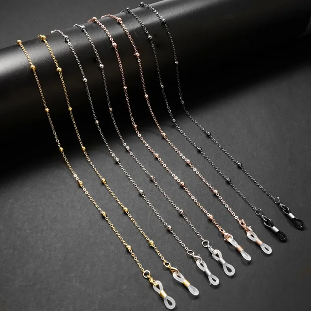 Fashion Metal Glasses Chain for Women Men Sunglasses Cords Gold Black Silver Color Lanyard Metal Rope Eyewear Accessories 1