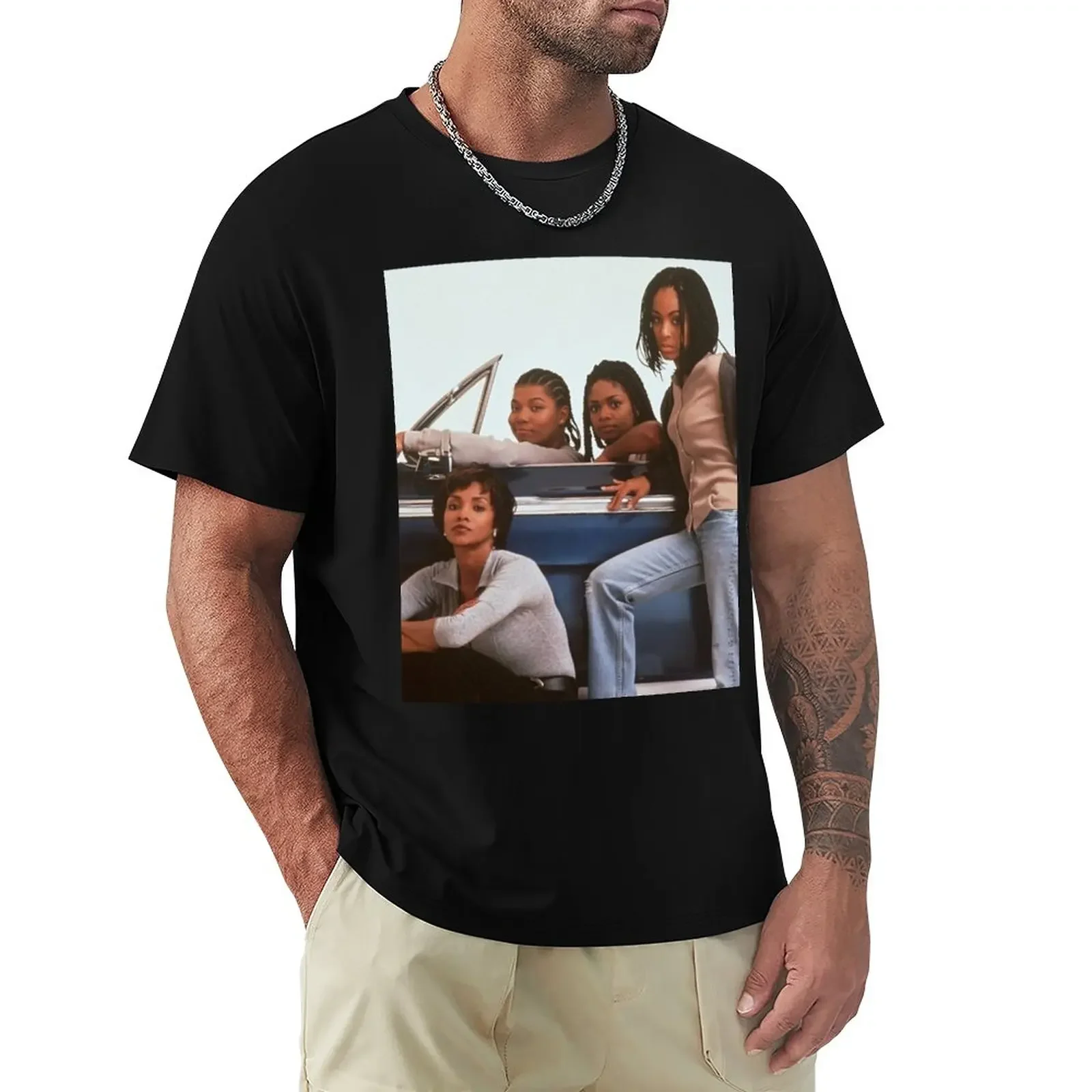 Set If Off Film T-Shirt Ragazzi Bianchi T-Shirt Doganali Per Uomo Cotone
