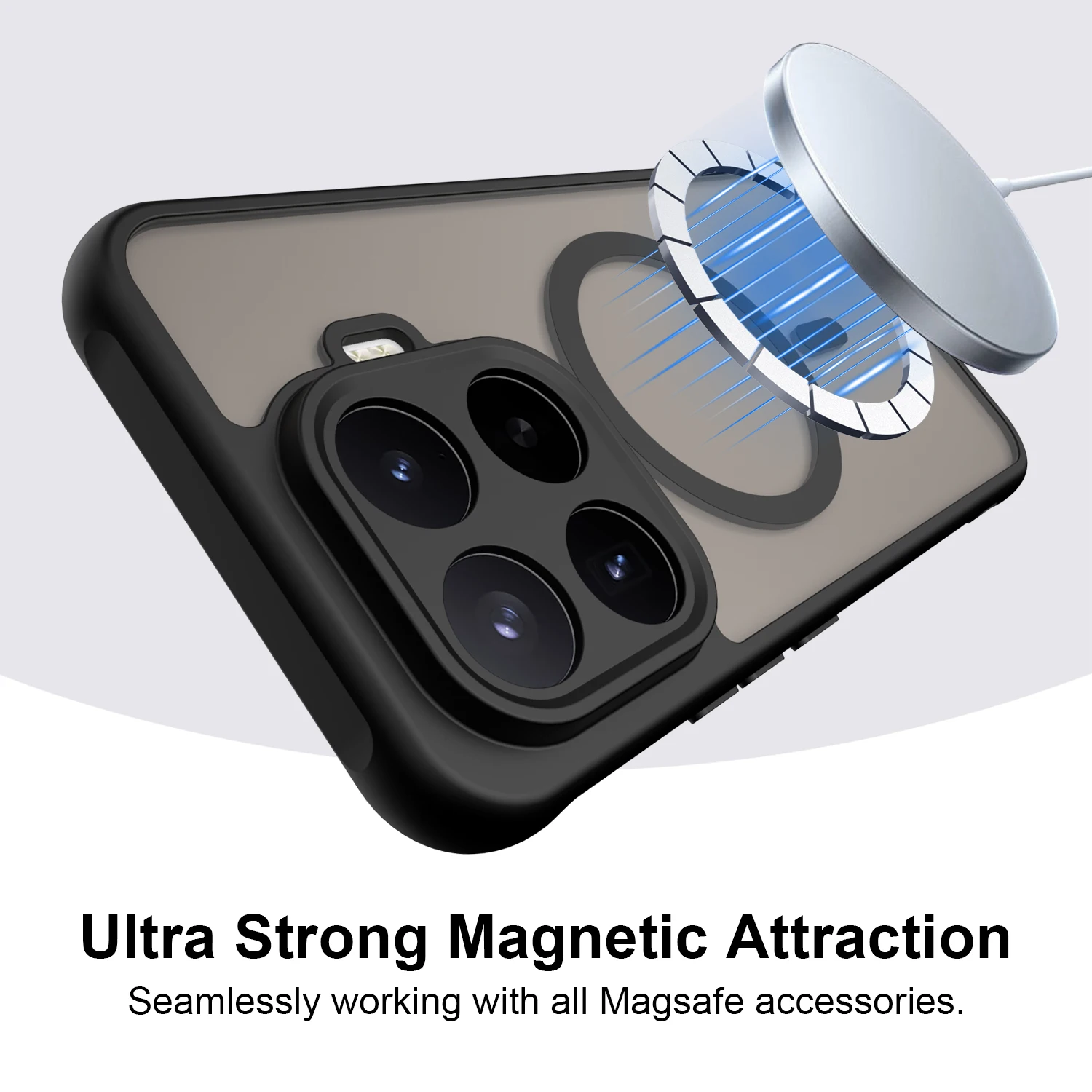 New Luxury Matte Magnetic Shockproof Phone Case