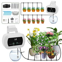 Potted Plant Drip Irrigation Kit,DIY Solar Irrigation,Garden Balcony Greenhouse Drip Irrigation System,Automatic Watering System 1