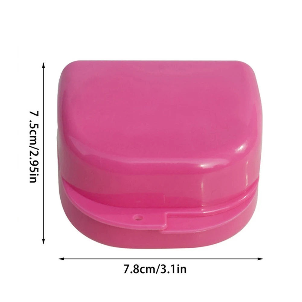 2Pcs Dental Fake Braces with Storage Box Temporary Tooth Decoration Metal Wires Bracket Colored Dental Decor Braces Dental Tool