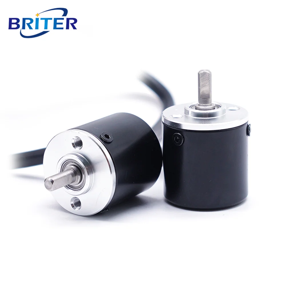 25mm 6mm shaft briter absolute rotary encoder with rs485 rs232 modbus
