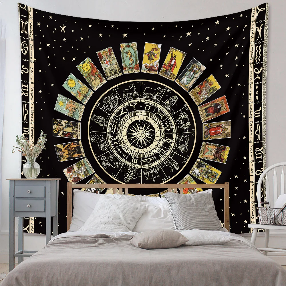 Tarot Cards Tapestry Wall Hanging Tapestry Decor For Home