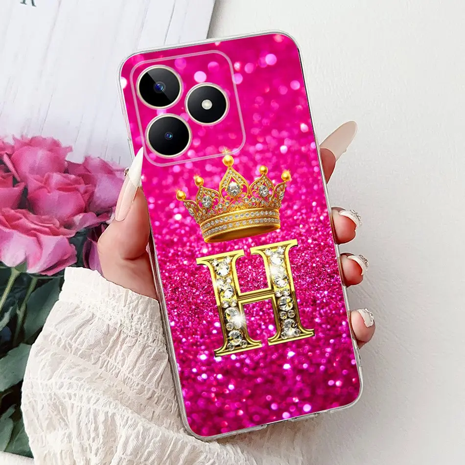 Fashionable Soft Silicone TPU Phone Case - Stylish Letter Design