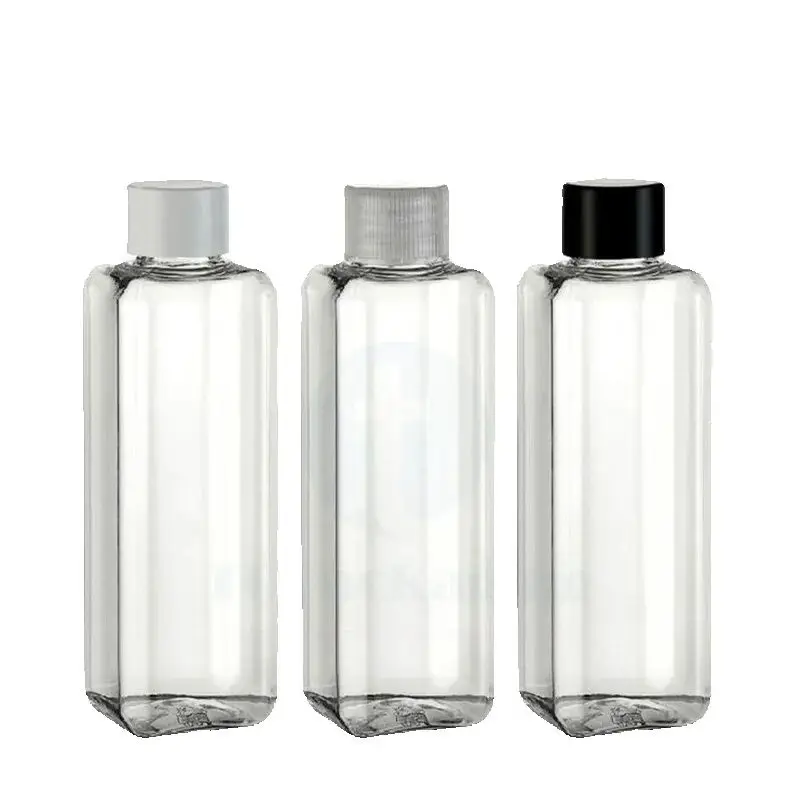 30PCS*100ML Screw Cap Bottle Transparent Square Plastic Cosmetic Container Empty Shower Gel Essential Oil Shampoo Makeup Packing household square ceramic soap dispenser bathroom hand sanitizer shampoo bottle large capacity soap pump dispenser soap dispener