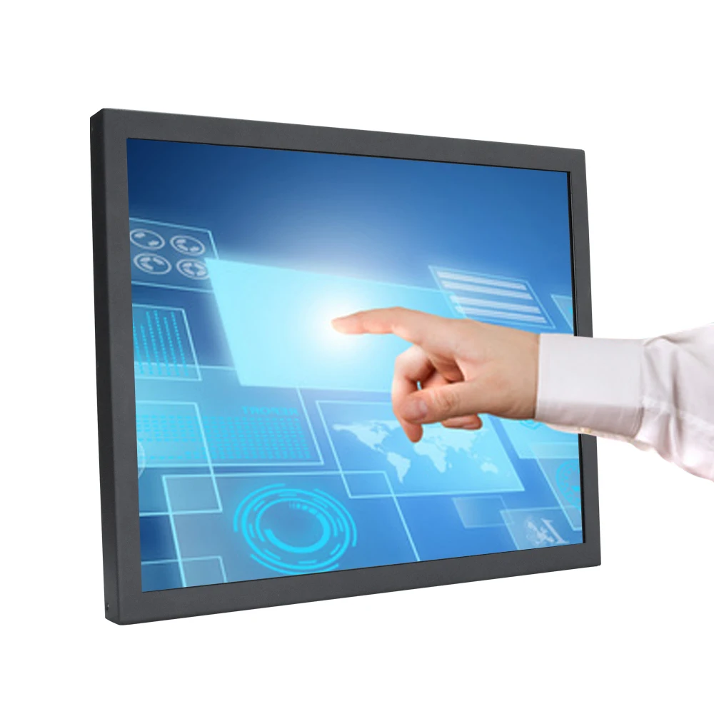 

High brightness 15 17 19 Inch Industrial Wall Mount Touch Screen Open Frame Lcd Touchscreen Monitors Embedded Monitor Lcd Led