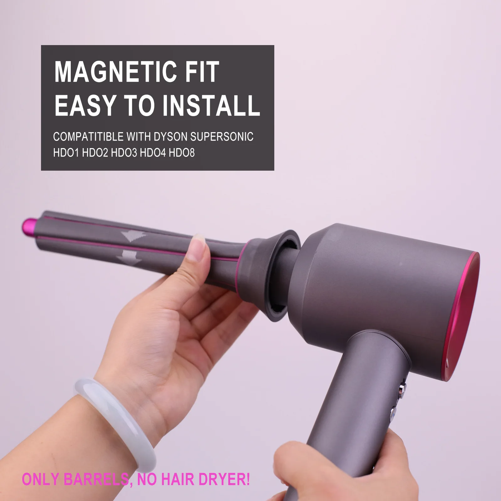 For Dyson Airwrap Supersonic Hair Dryer Curling Attachment Automatic Hair  Curler Barrels And Adapters Styler Curling Tool