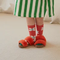 Toddler Knee High Sock New Autumn Korean Brand Infant Baby Boy Girls Socks Anti Slip Skid Resistance Leg Warmers Cotton Stocking 2