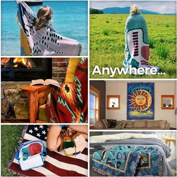 Golden Lily XL Blanket - Made in The USA (82x62) 4