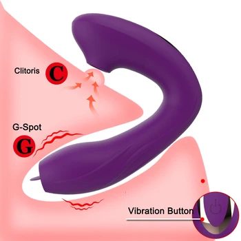 Wireless Remote Control Clit Sucker Vibrator Clitoris Stimulator Vibrating Dildo tongue licking Sex Toy for Women Female Couples 3