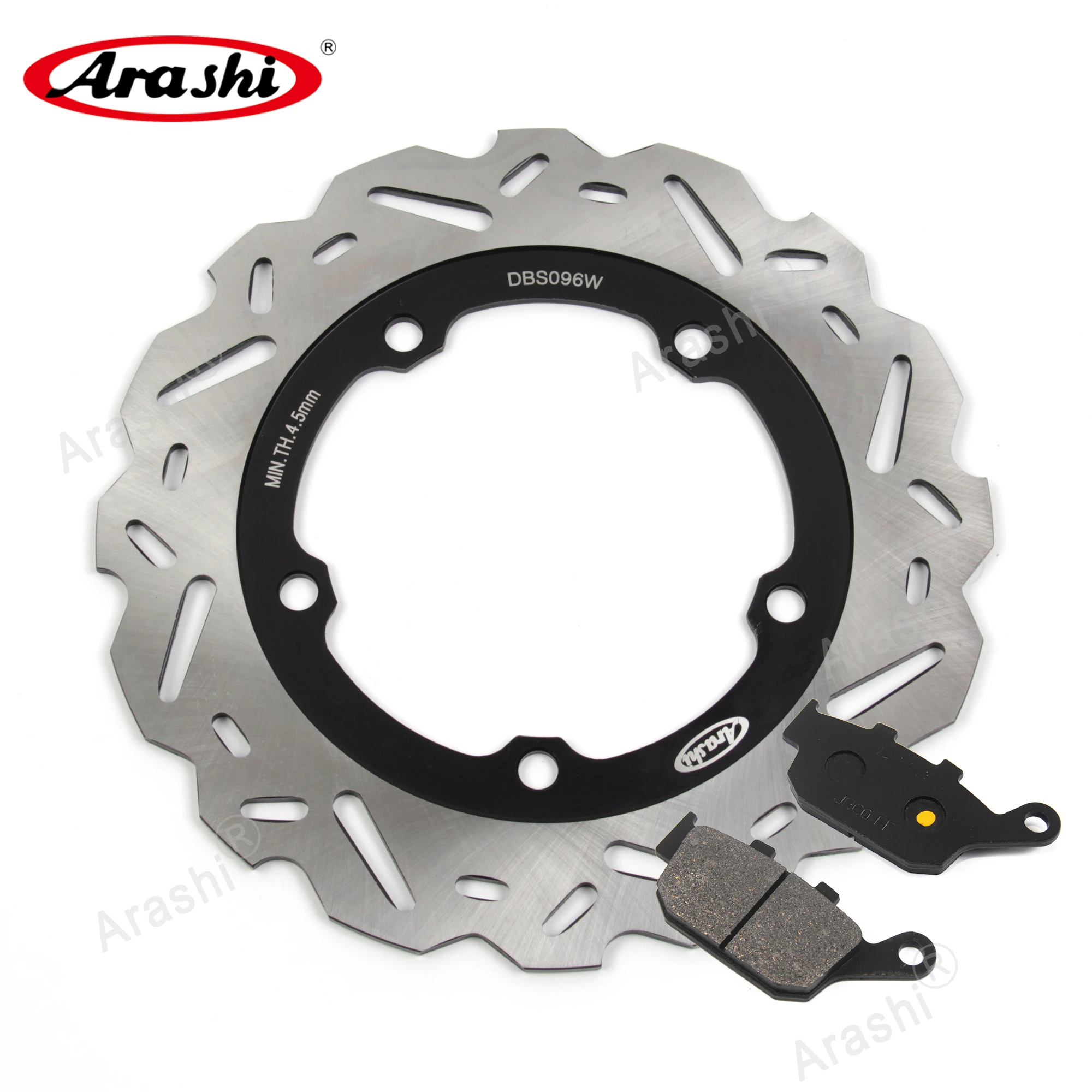 Arashi CNC Rear Brake Disc Rotor Organic Brake Pad For HONDA NC 750 X ...