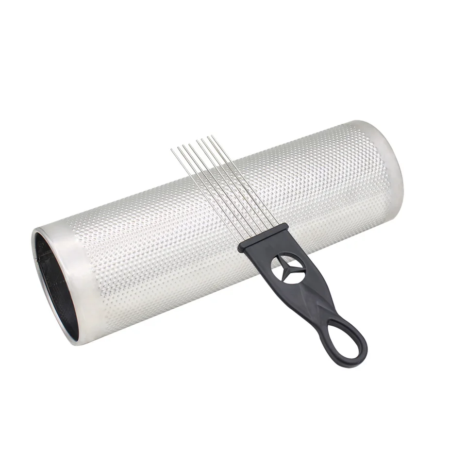 thumbnail image 2 of Guiros Musicales QWQJ Stainless Steel Scraper Handles Drum Brush Orff Percussion For Party Gifts Percussion Musical Instrument Training Tool Orff 2 of 13