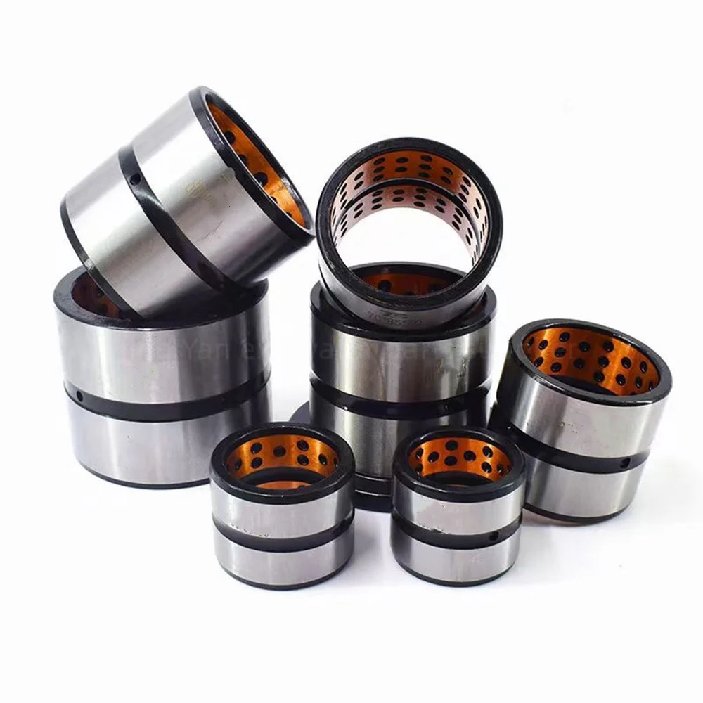 Horse Head Bushing Sleeve For 30 40 45 50 55 60 70 Inner Diameter Horse Head Bushing Steel Sleeve Bucket Shaft Pin Shaft Pin Inner Sleeve Wear-resistant