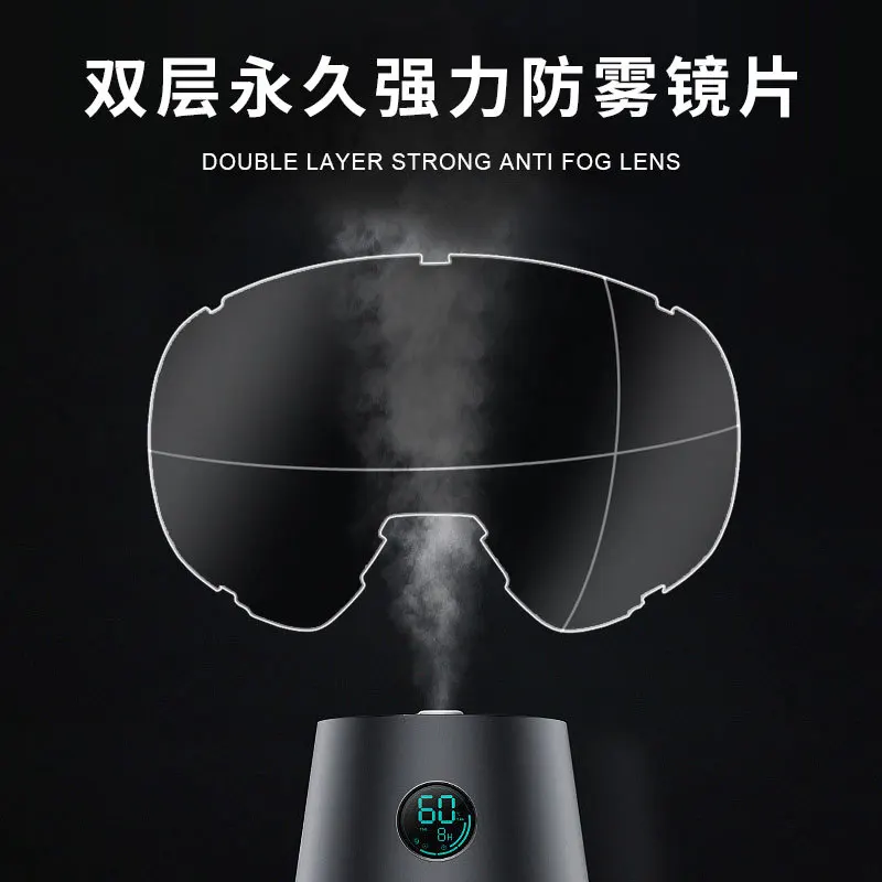 남녀 스타일리시 구형 스키 & 스노보드 고글 풀 코팅 렌즈 안티포그 UV400 OTG 디자인-겨울 야외 스노우 아이웨어