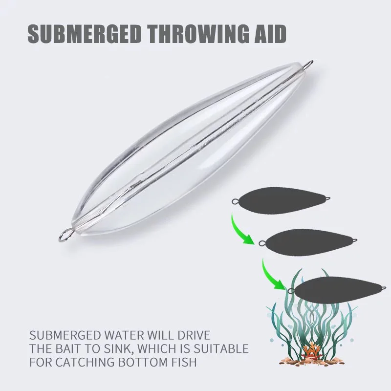 Fishing Bobber 1pc 6g-50g Throwing Aid Slow Sinking Floating