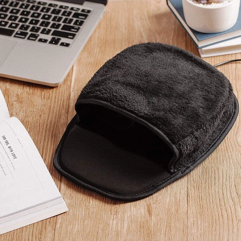 

USB Hand Warmer Heated Mouse Mat Office Supplies Heating Pad Warmer Winter Warm Mouse Pad Hand Heating Cover Soft Plush
