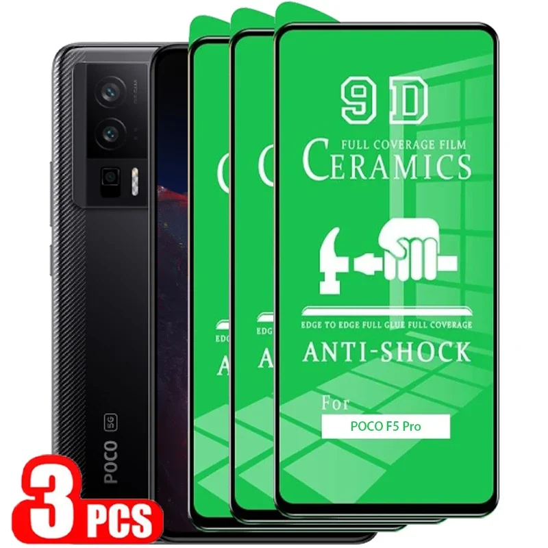 

3 шт., керамическая пленка для POCO F5 X5 X3 Pro M5S M5 M4 5G X4 X3 F4 GT