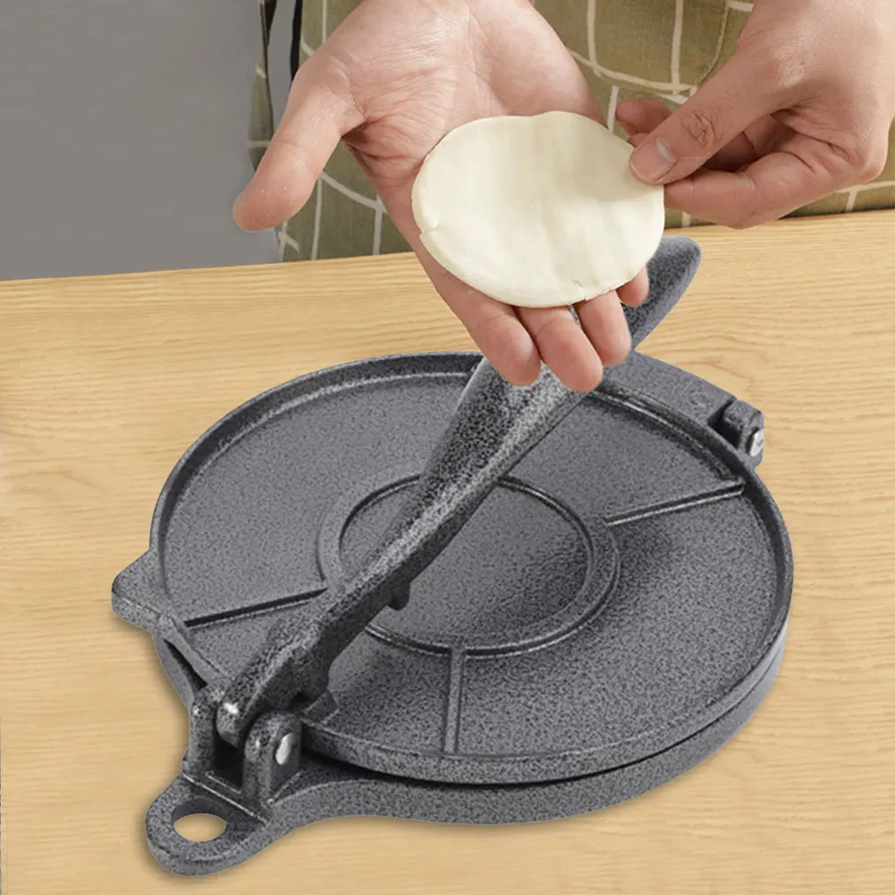 Aluminium Alloy DIY Tortilla Press Maker 16/20cm Manual Corn Tortillas Dough Pressing Tools Kitchen Cooking Gadget Accessories Tortilla Press