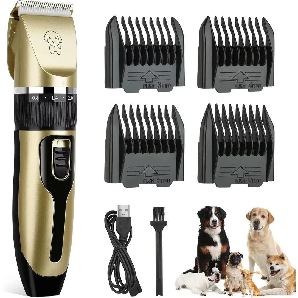 Dog Clipper Dog Hair Clippers Grooming Pet Cat Haircut Trimmer Shaver Set Cordless Rechargeable Professional Hair Trimmer hair trimmer pet clipper dog hair trimmer pet hair trimmer dog clipper
