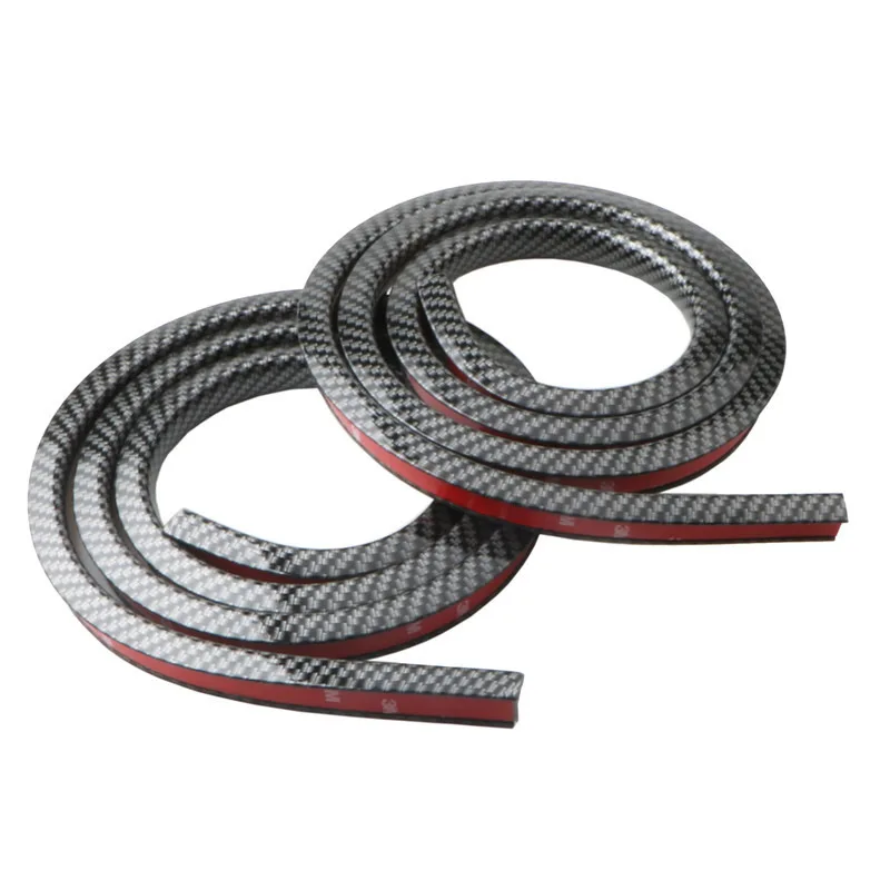 

2Pcs Universal Fender Flare Car Extension Wheel Eyebrow Protector Lip Wheel-Arch Trim Arch Decorative Carbon Fibre
