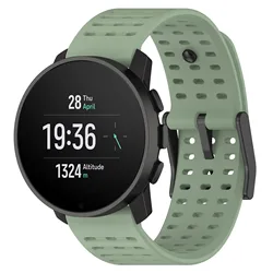 Silicone Wristband Strap for Smart Watches - Durable and Stylish Bracelet (Cold Lake Green)