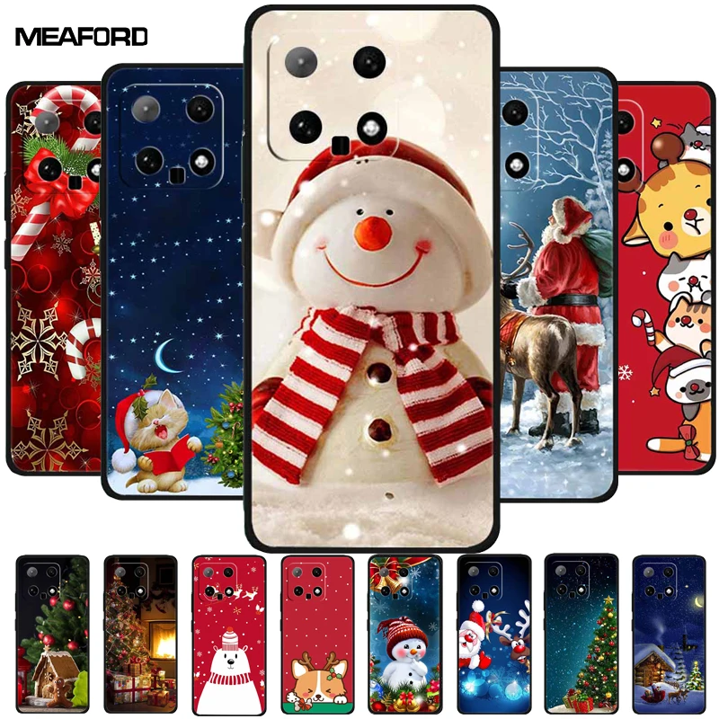 Festive Holiday TPU Silicone Phone Cover - Lovely Soft Design