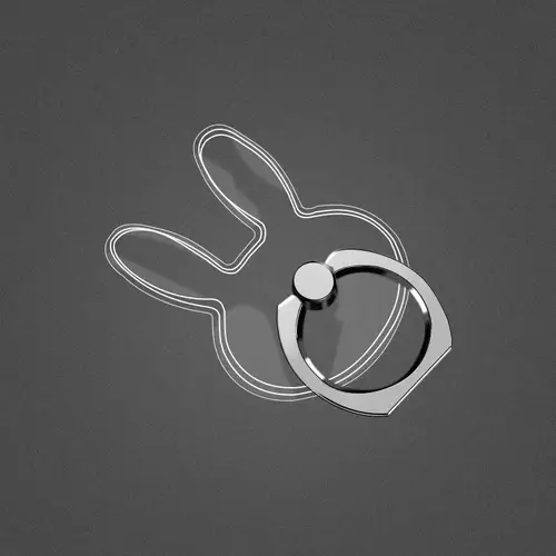 1/2/3/4pcs Transparent Cute Animal Round Phone Stand Foldable 360 Rotating Mobile Phone Ring Holder Smart Phone Accessories - Image 14
