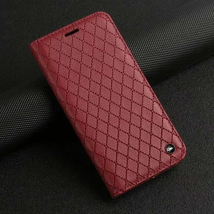 Luxury RFID Blocking Leather Wallet Phone Case - Protective Book Cover and  Bag