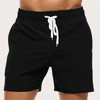 Men's Swimming Shorts Quick Dry Drawstring Elastic Waist Design Surfing Water Sports Beach Swimming Shorts Summer 2