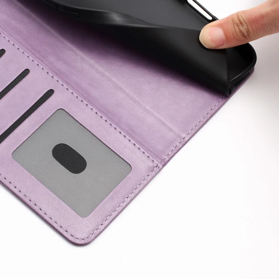 Stylish Women's and Kids' Leather Wallet Phone Case