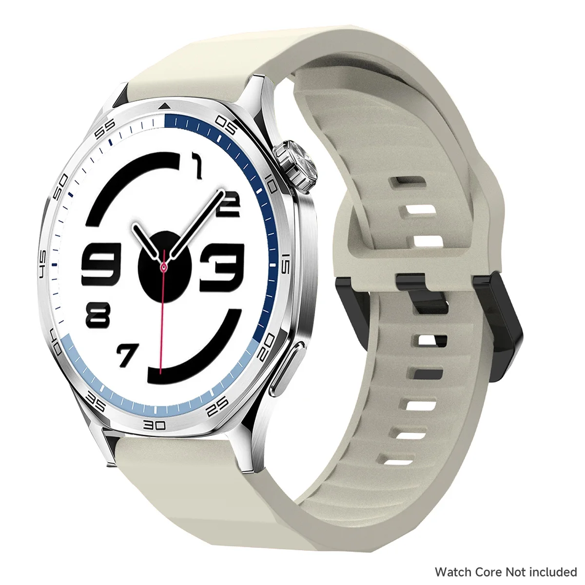 Versatile 22mm Silicone Watch Band - Premium Strap