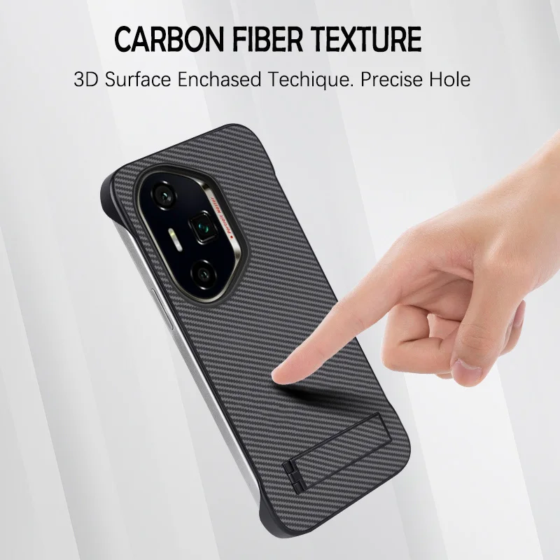 Luxury Carbon Fiber Hard Case - Sleek Boardless Phone Cover Coque