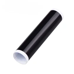 Smart Permanent Adhesive Vinyl Roll for Crafting and Custom Designs (Black)