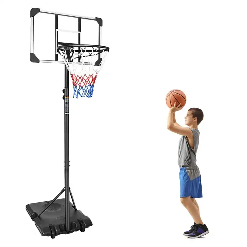 

Miniyam Basketball Hoop, 5.6-7 FT - 28" Portable Basketball Hoops for Kids Teenagers