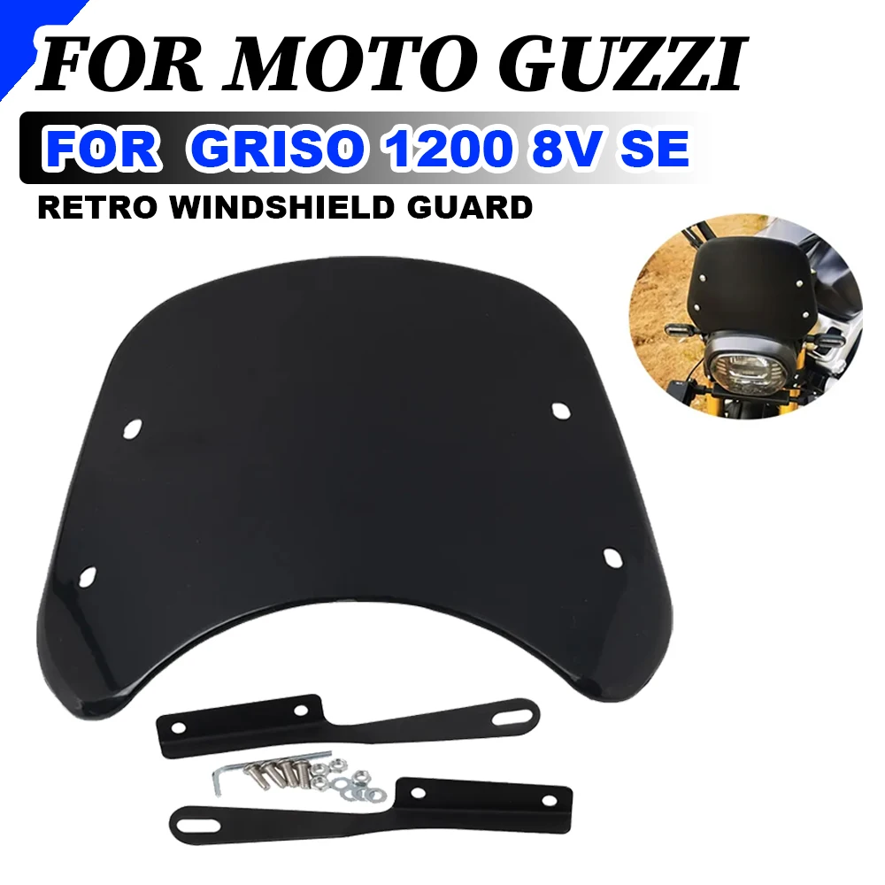 

For MOTO GUZZI Griso 1200 8V SE 850 1100 Audace 1400 Accessories Windshield Windscreen Wind Screen Deflector Wind Shield Guard