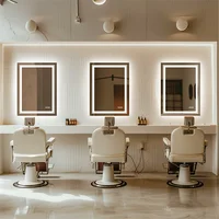 LUVODI 28x36" Rectangle LED Bathroom Mirror Touch Screen Lighted Bath Vanity Mirror with Diming Lights Anti-fog - Image 6