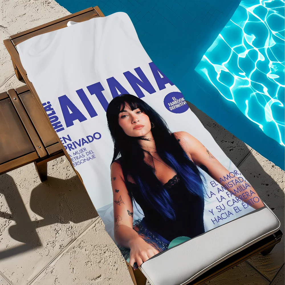Singer a-Aitana Ocana Cuarto azul Towel soft Beach Towels Trip swim Pool bathing Towel Gym Spa home Decor Gift Holiday Vacation