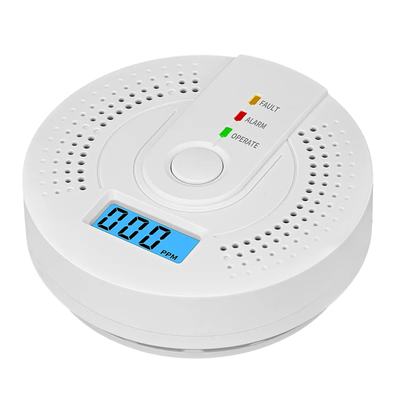 Carbon monoxide alarm independent high sensitive with UL2034 LCD display