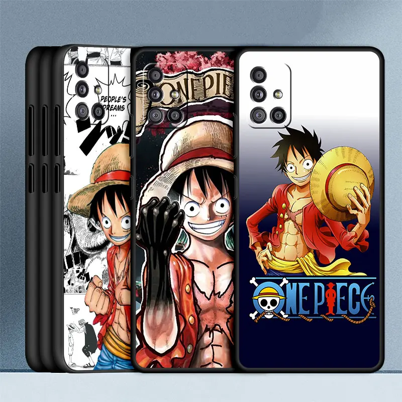 

TPU Case For Samsung Galaxy A52 A53 A34 A22 A32 A54 A51 A50 A12 A13 A14 A21s A23 A71 Silicone Phone Cover Anime Manga One-Piece