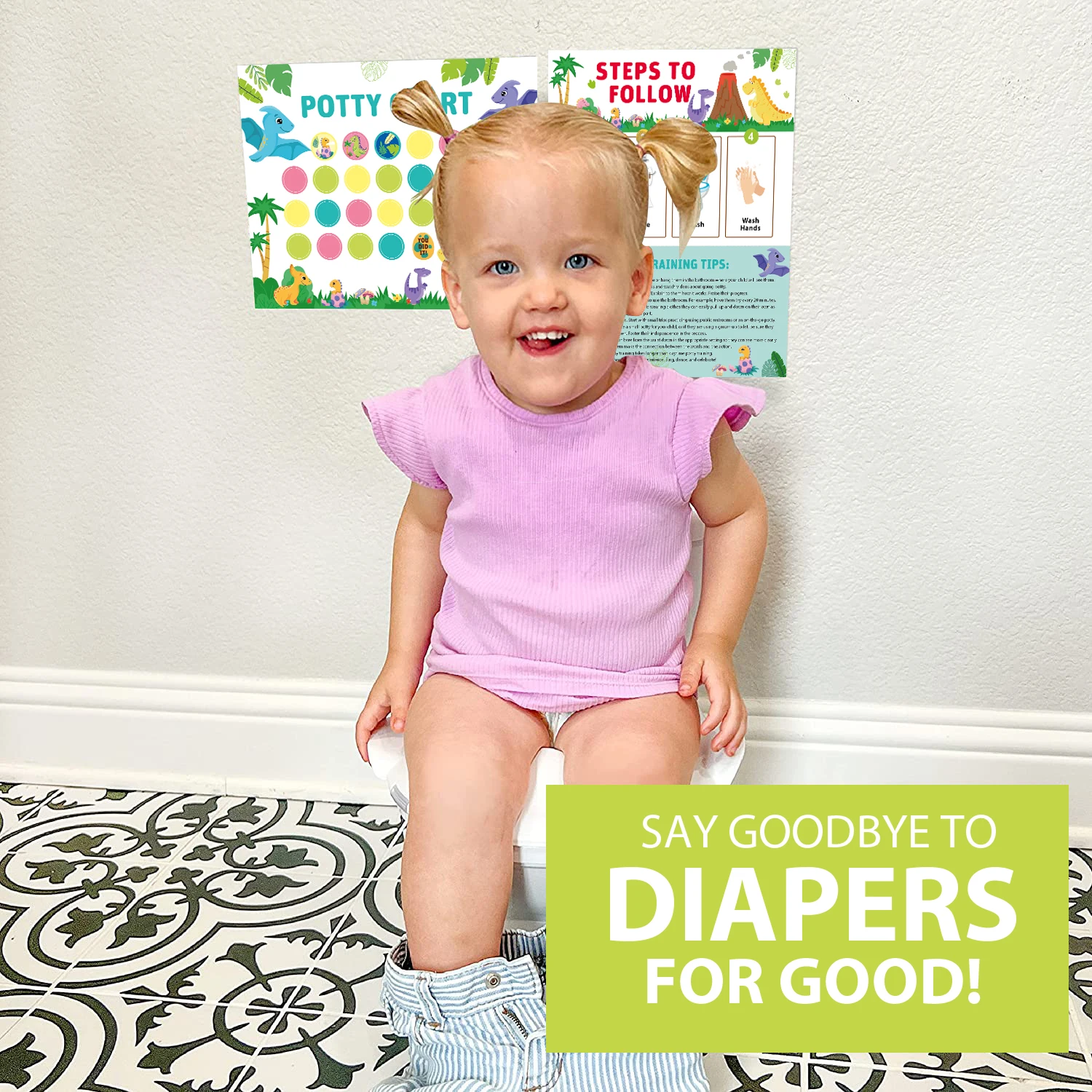 Potty Training Stickers Potty You Pee On Toilet Reveal Stickers Chart Reusable Pee Decals Color