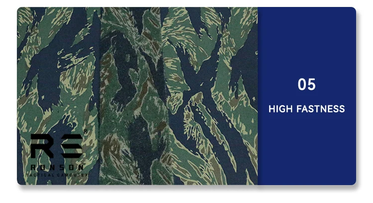 Maßgefertigte 100% Nylon Tigerstreifen-Tarnbandrolle mit Klettverschluss für Outdoor-Sport und Campingausrüstung – Detail 11