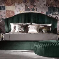 Chambre à coucher lit doux Design minimaliste esthétique pas cher concepteur Simple lit lumière luxe haute qualité bois Cama Casal meubles 1