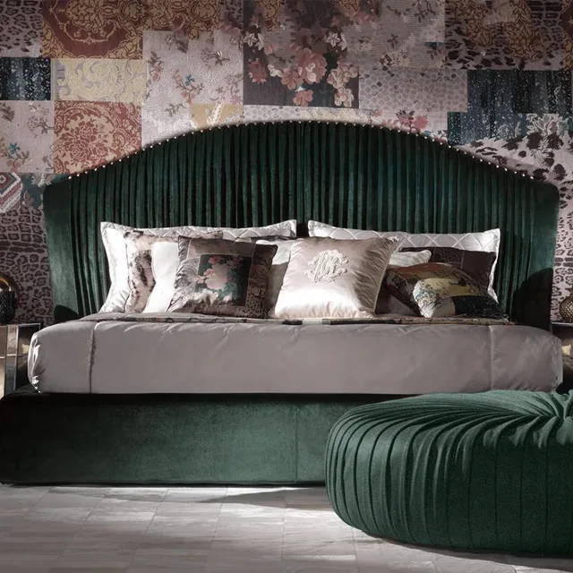 Chambre à coucher lit doux Design minimaliste esthétique pas cher concepteur Simple lit lumière luxe haute qualité bois Cama Casal meubles 1