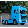 In Stock 770S RC Tractor Truck Trailer 6x6 Tamiyaya 1/14 RC Truck Openable Doors Light Sound Remote Control Dump Car Model Toys 1