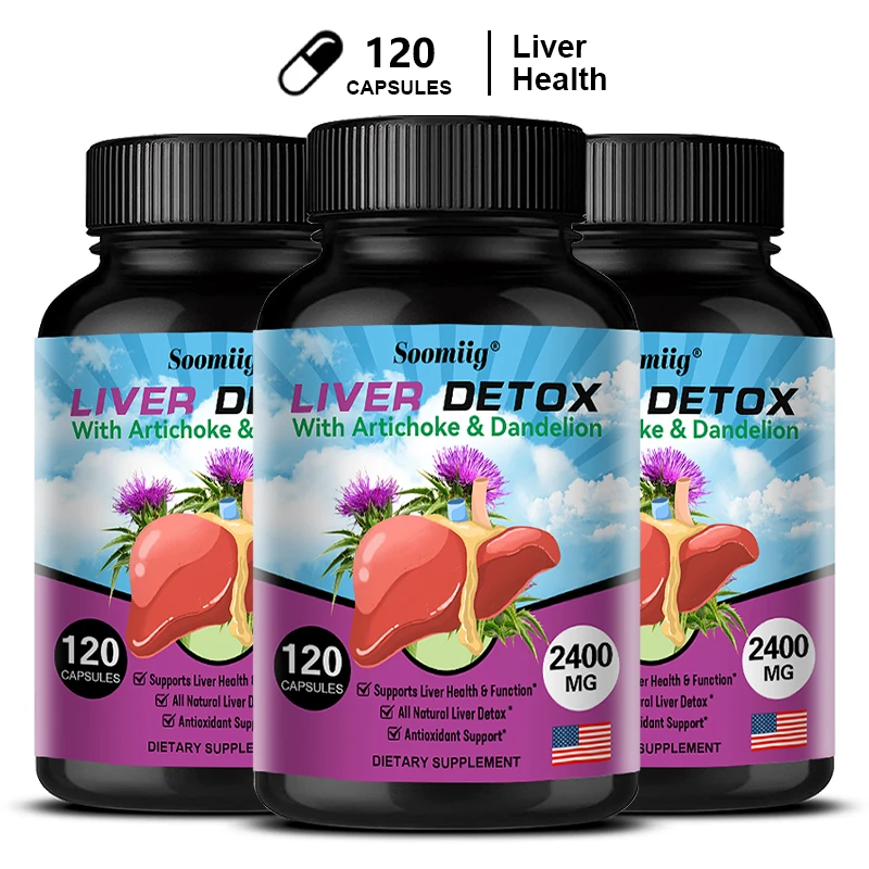 

Natural Liver Function Supplement - Rich in Vitamins, Minerals, Antioxidants, Supports Healthy Liver Metabolism & Aids Digestion