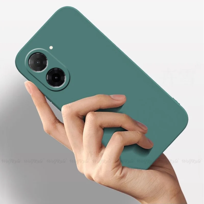 Liquid Silicone Shockproof TPU Soft Phone Case with Original Back Cover Design