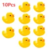 10/20/40Pcs Bath Toys Mini PVC Yellow Duck Toys Baby Water Game Playing Squeeze-sounding Dabbling Duckie Toys Baby Bath Cool Toy 2