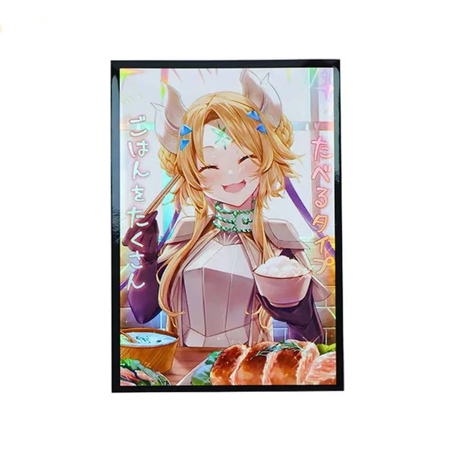 63 × 90ミリメートル50ピース/ロットホログラフィックスリーブ