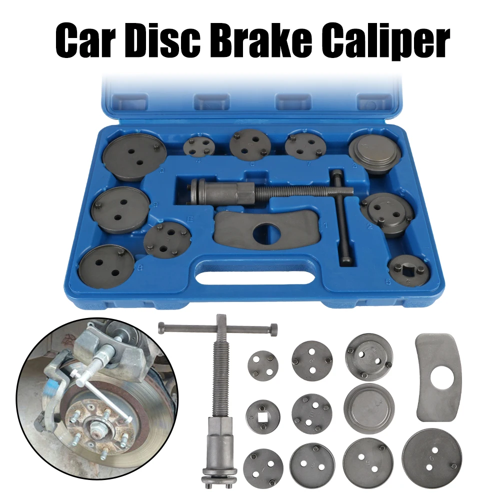 

Piston Compressor Tool Kit Set Rewind Back Brake 12PCS/13PCS Car Disc Brake Caliper Durable And Reliable Convenient 1 Set